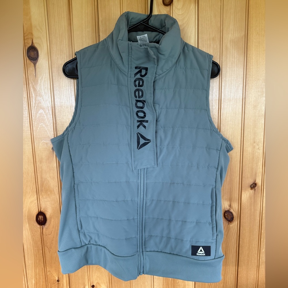Reebok Slate Gray Quilted Vest